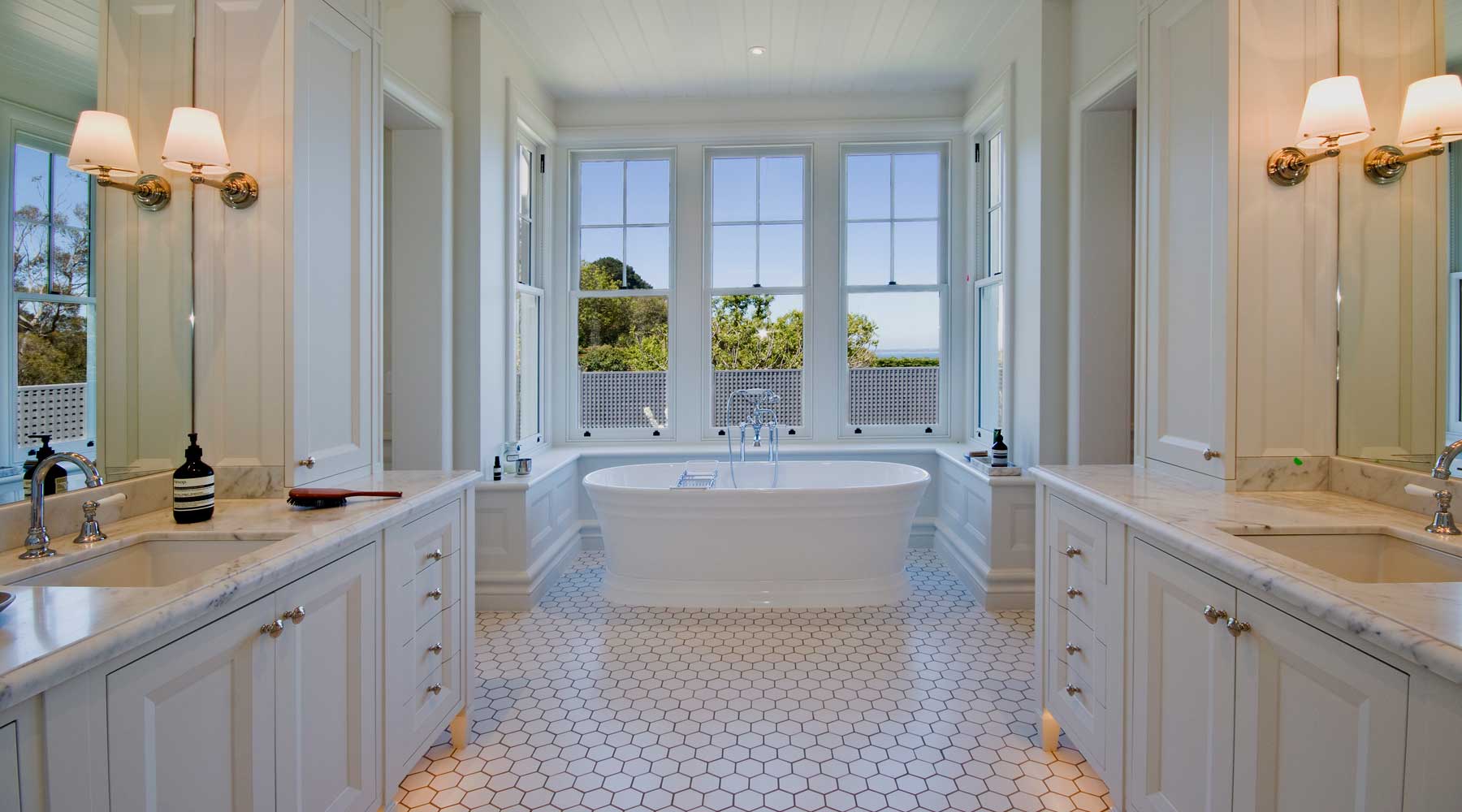 Bathroom in Callanans Road, Red Hill with Under tile electric heating