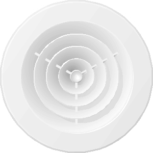Paltech downjet ceiling vent
