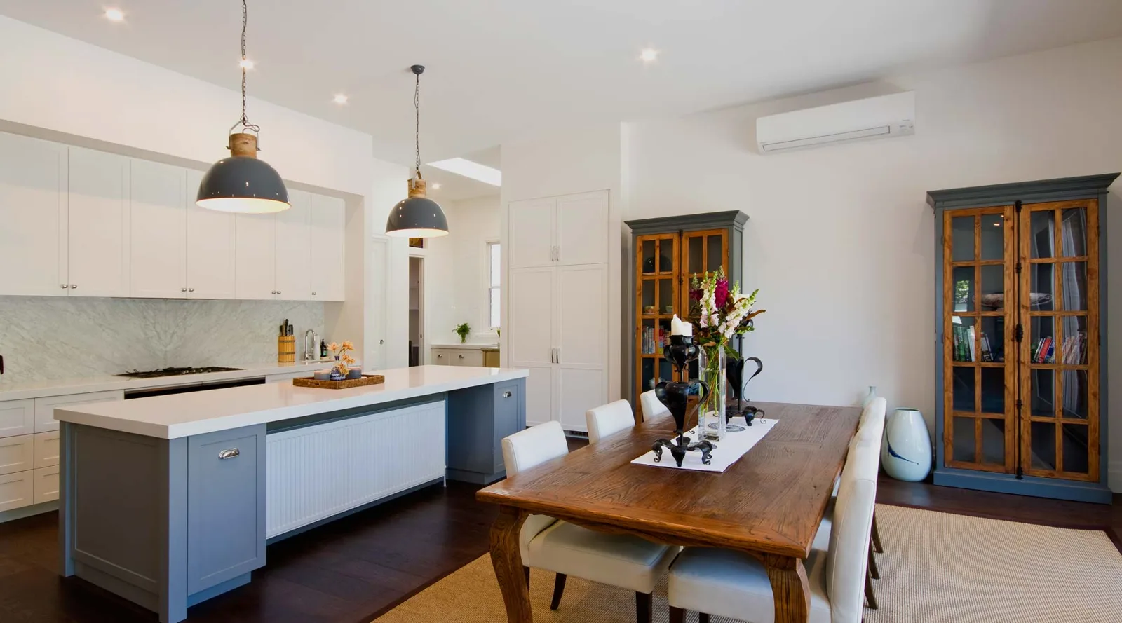 Kitchen in Balmoral Cres, Surrey Hills with split system air conditioning