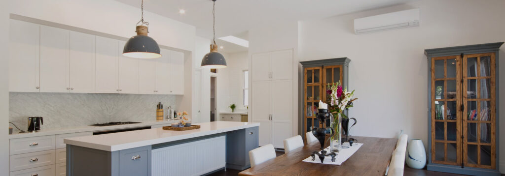 AC unit in modern kitchen